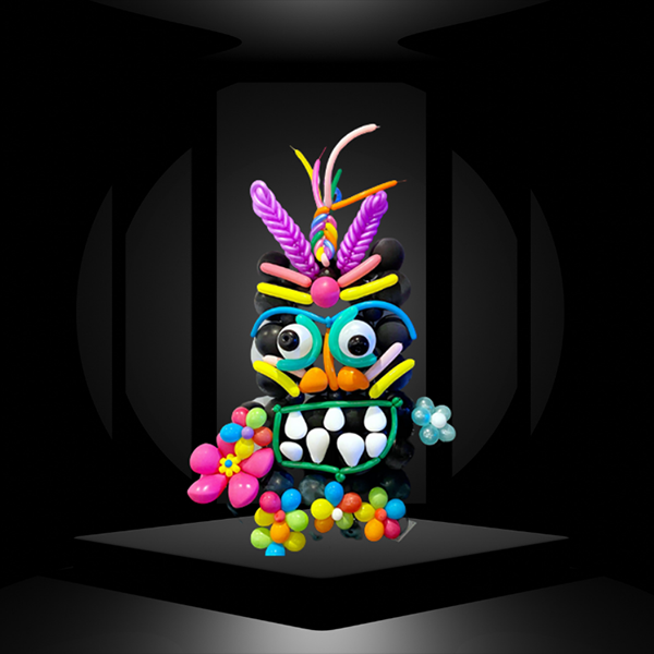 2.7m Tall Tiki Man Image