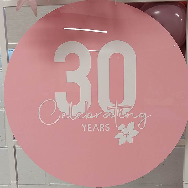 60cm Pink Circle Image